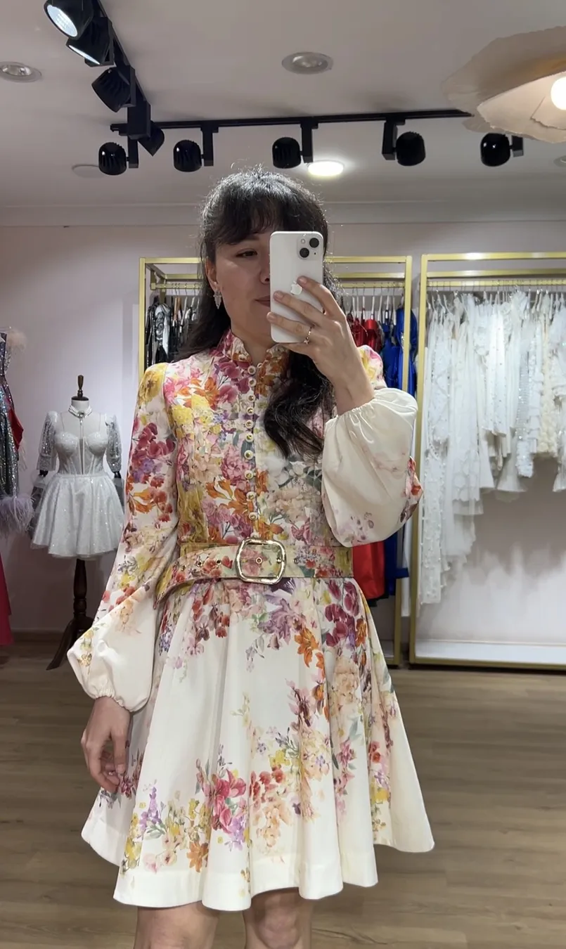 Zimmermann Çiçekli İthal Elbise