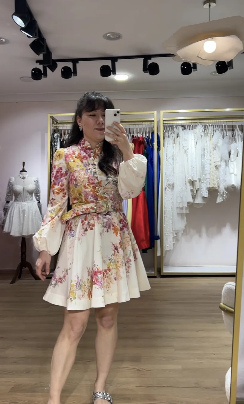 Zimmermann Çiçekli İthal Elbise